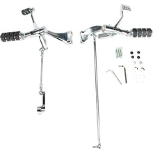 Forward Control Kit Xl 04 13 Chr W/Rubber Band Pegs