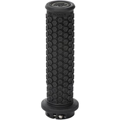 Control Mx Lock On Grips Black   No Waffle