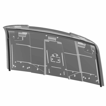 Polaris Ranger Front Crew Roof Assembly, Gloss Black, Genuine OEM Part 2637005-070, Qty 1