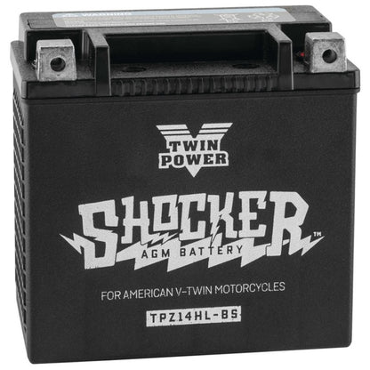 Twin Power YTX-14L Shocker Battery Replaces H-D 65958-04 220 CCA