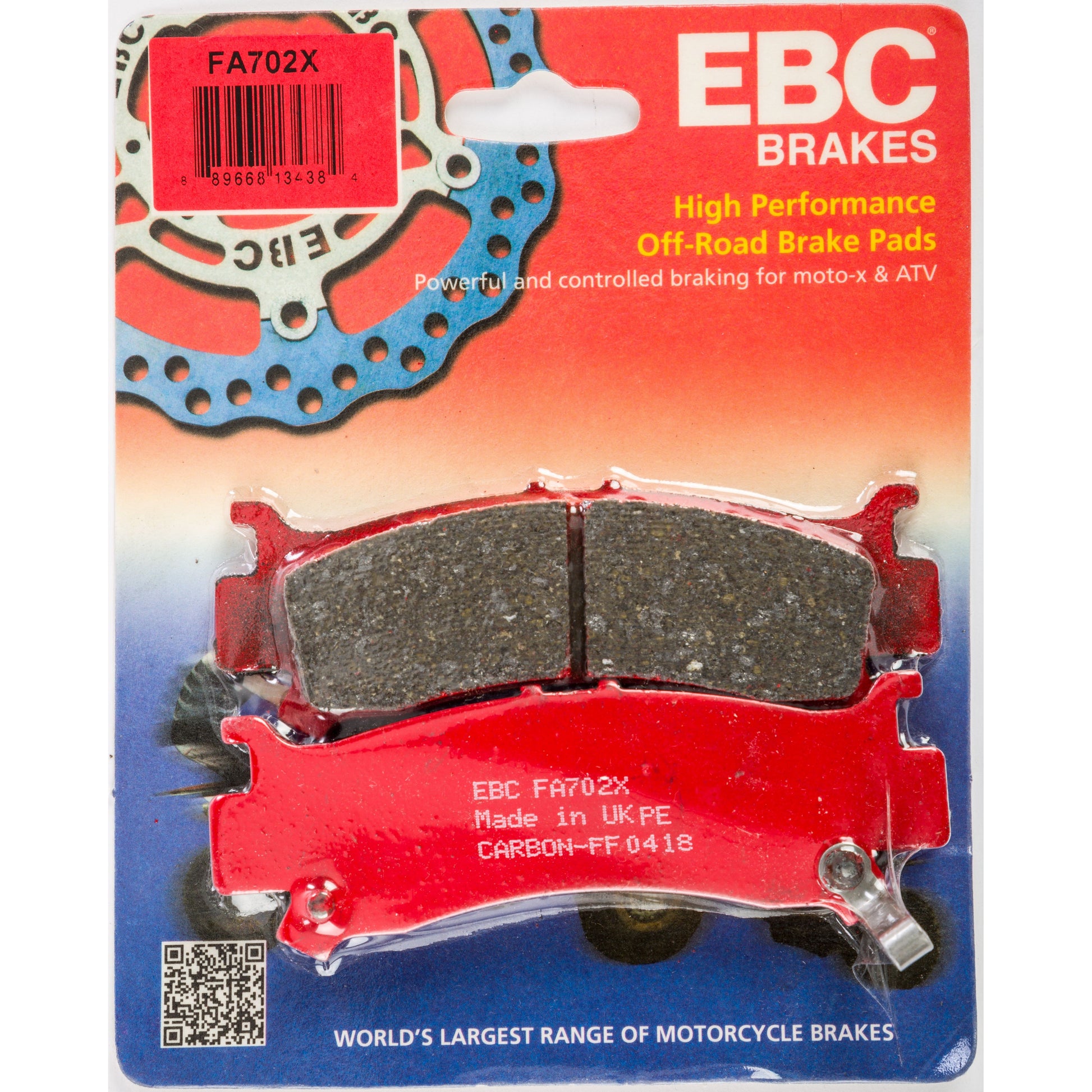 Brake Pads Fa702x Carbon X Series