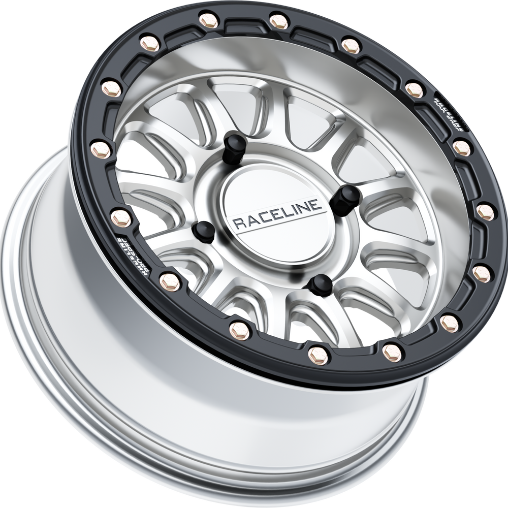 Alpha Hyper Wheel 4/137 Hyper Silver/Blk 15x7 (+10mm)