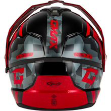 Md 74 Striker Modular Helmet W Red Shield Blk/Gry/Rd Mtlc Md