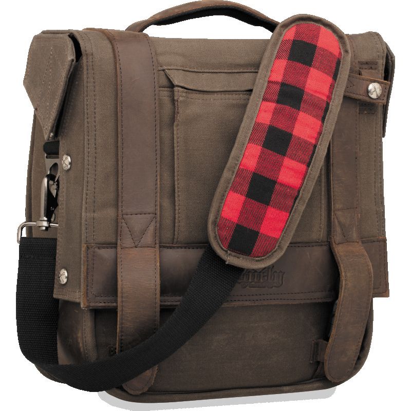 Burly Brand Voyager Saddlebag Each - Dark Oak