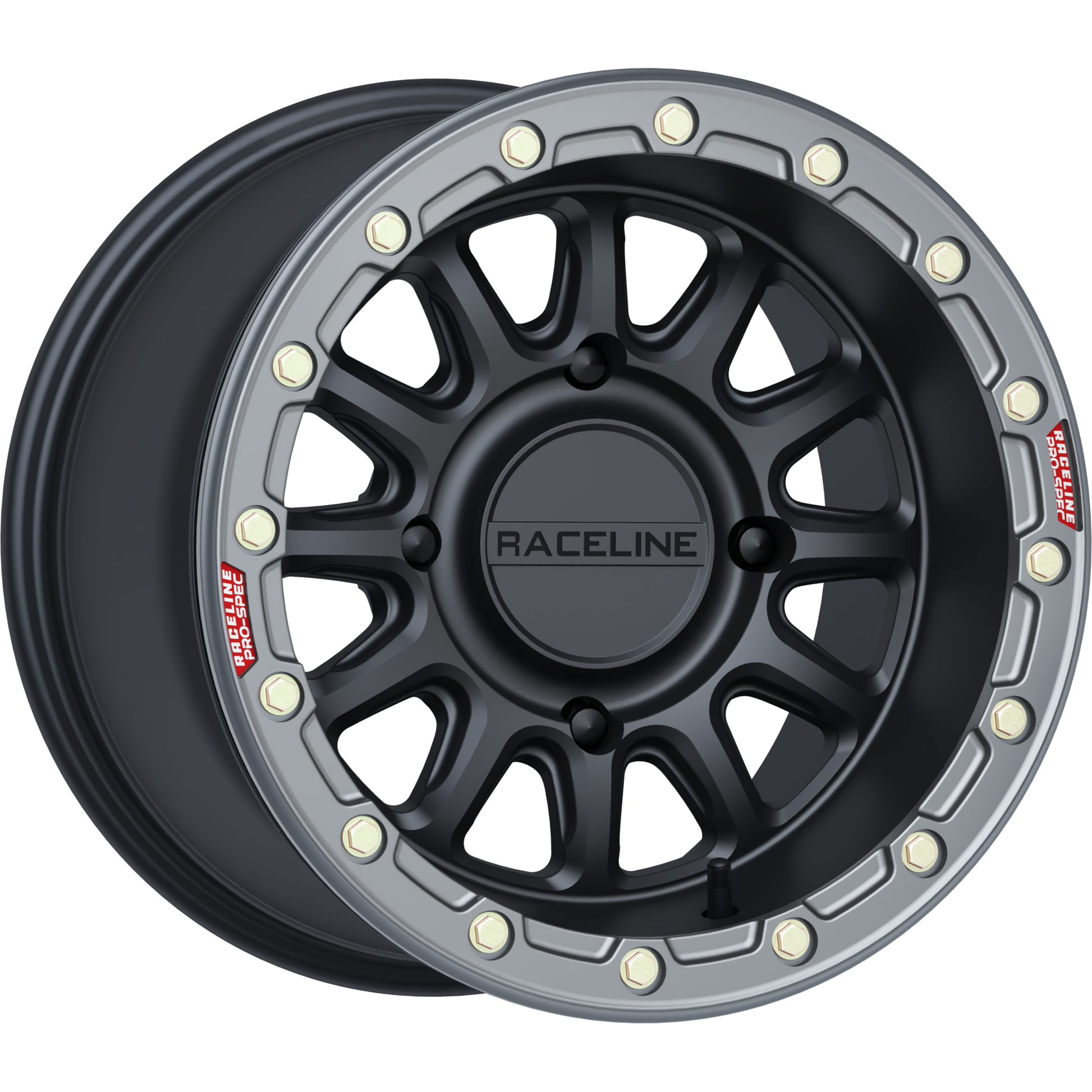 Alpha Wheel 4/156 Blk/Gunmetal 15x10 (+10mm)