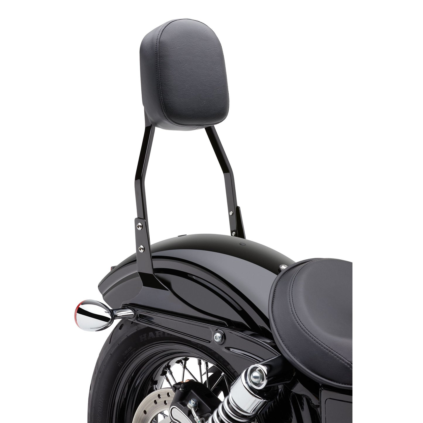 Standard Sissy Bar Black Flstf 07 17