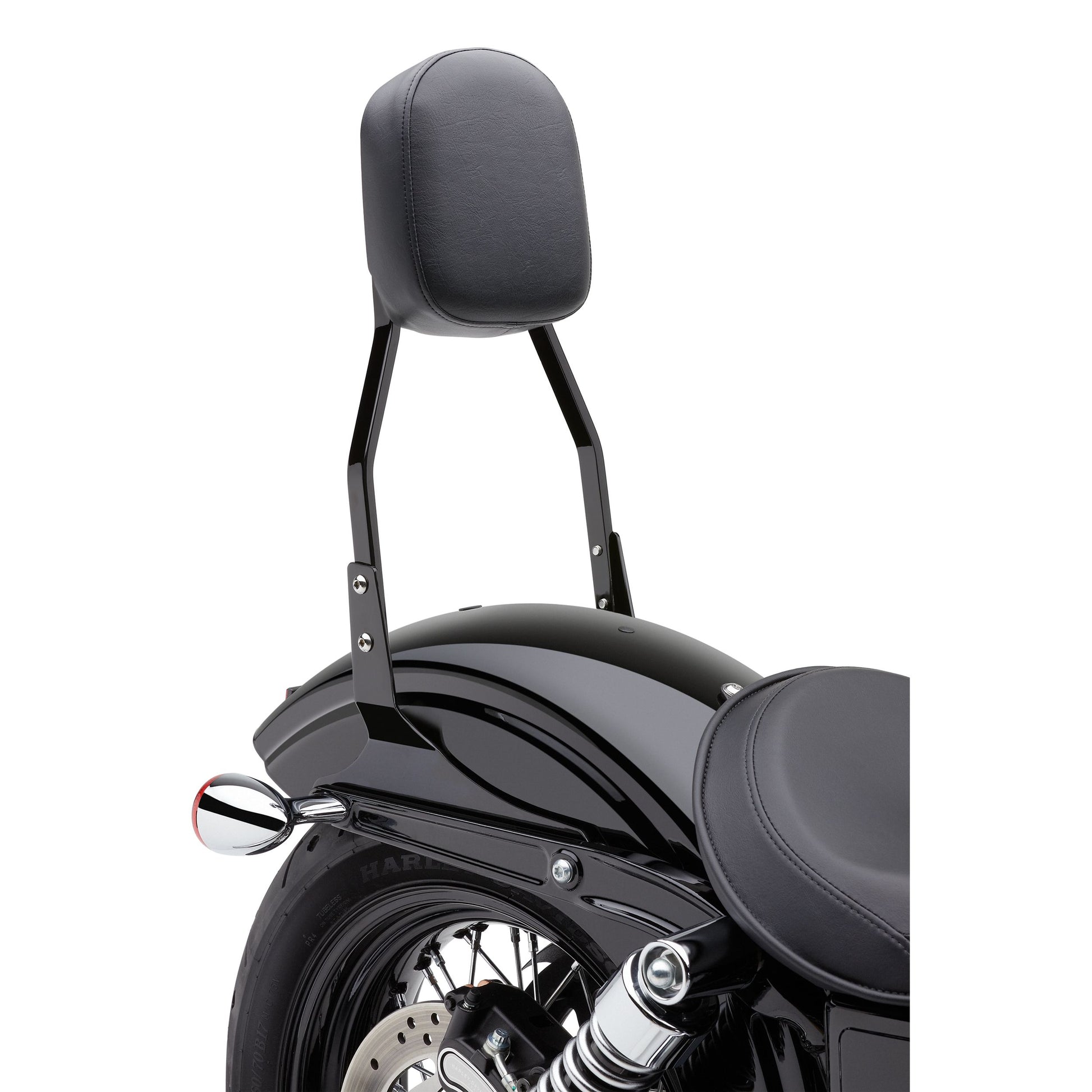 Standard Sissy Bar Black Flstf 07 17