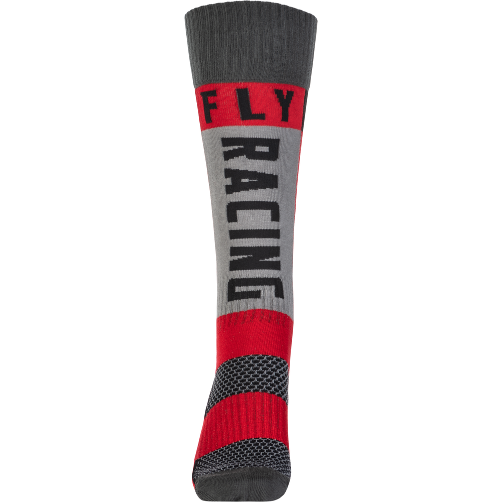 Youth Mx Socks Thick Red/Grey
