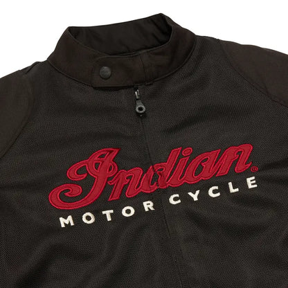 Indian Motorcycle Men's Milestone Mesh Jacket, Black 2833392