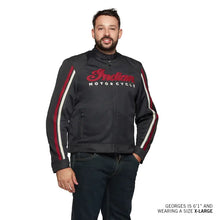 Indian Motorcycle Men's Milestone Mesh Jacket, Black 2833392
