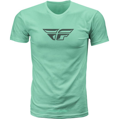 Fly F Wing Tee Sage/Grey Lg