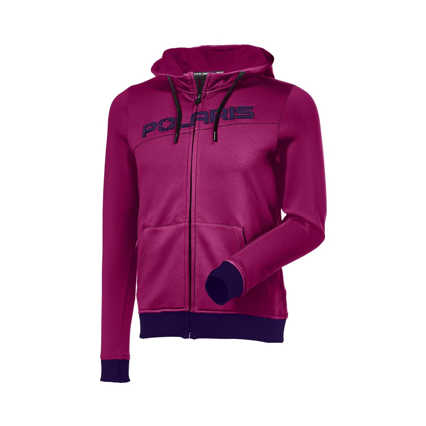 Polaris Off Road Women's Tech Full-Zip Hoodie - M Fuschia/Purple