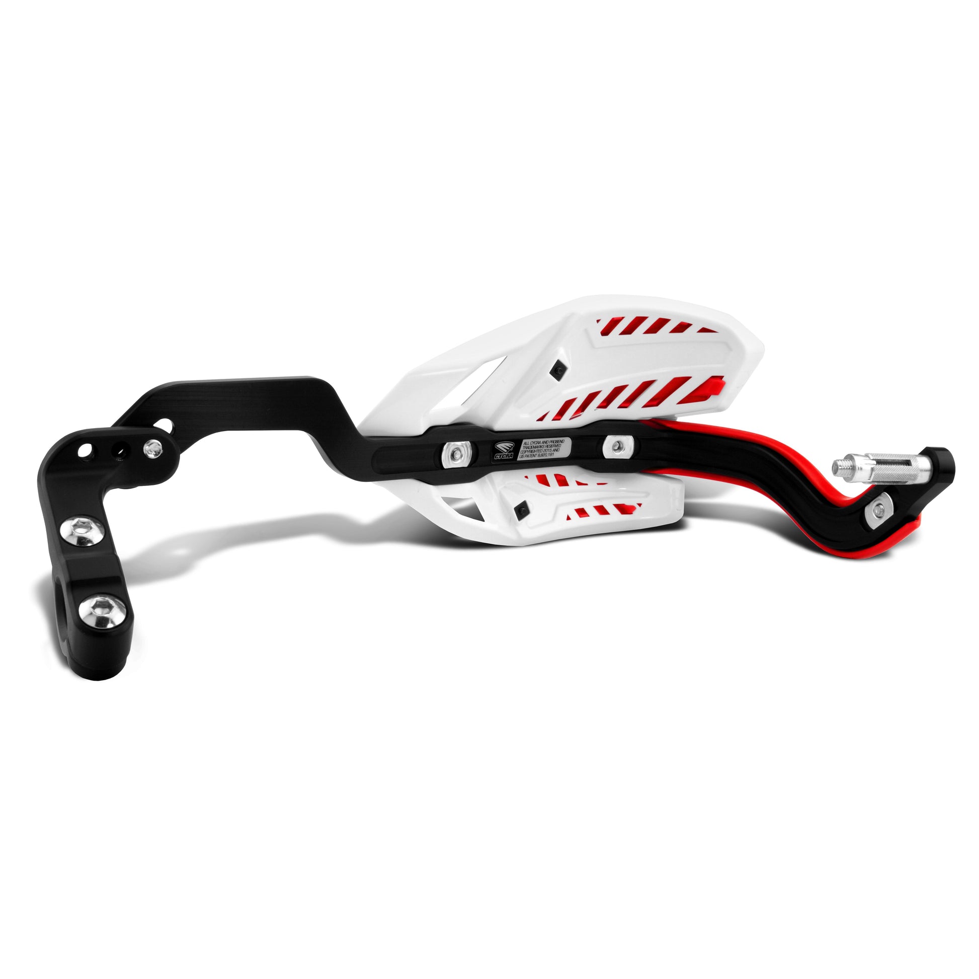 Crm Wrap Around Handguards 1 1/8" Clamp   White/Red