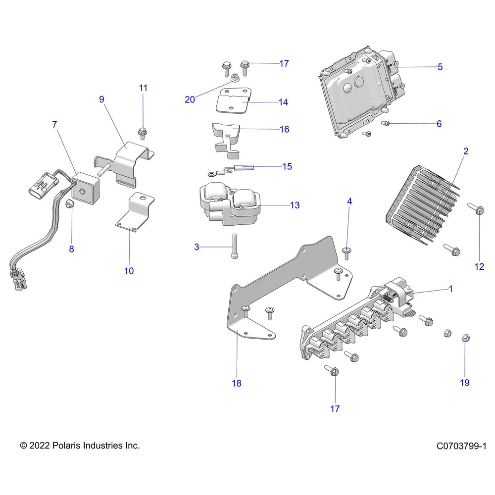 
                      
                        Polaris RZR Solid State Relay, Genuine OEM Part 4012829, Qty 1
                      
                    