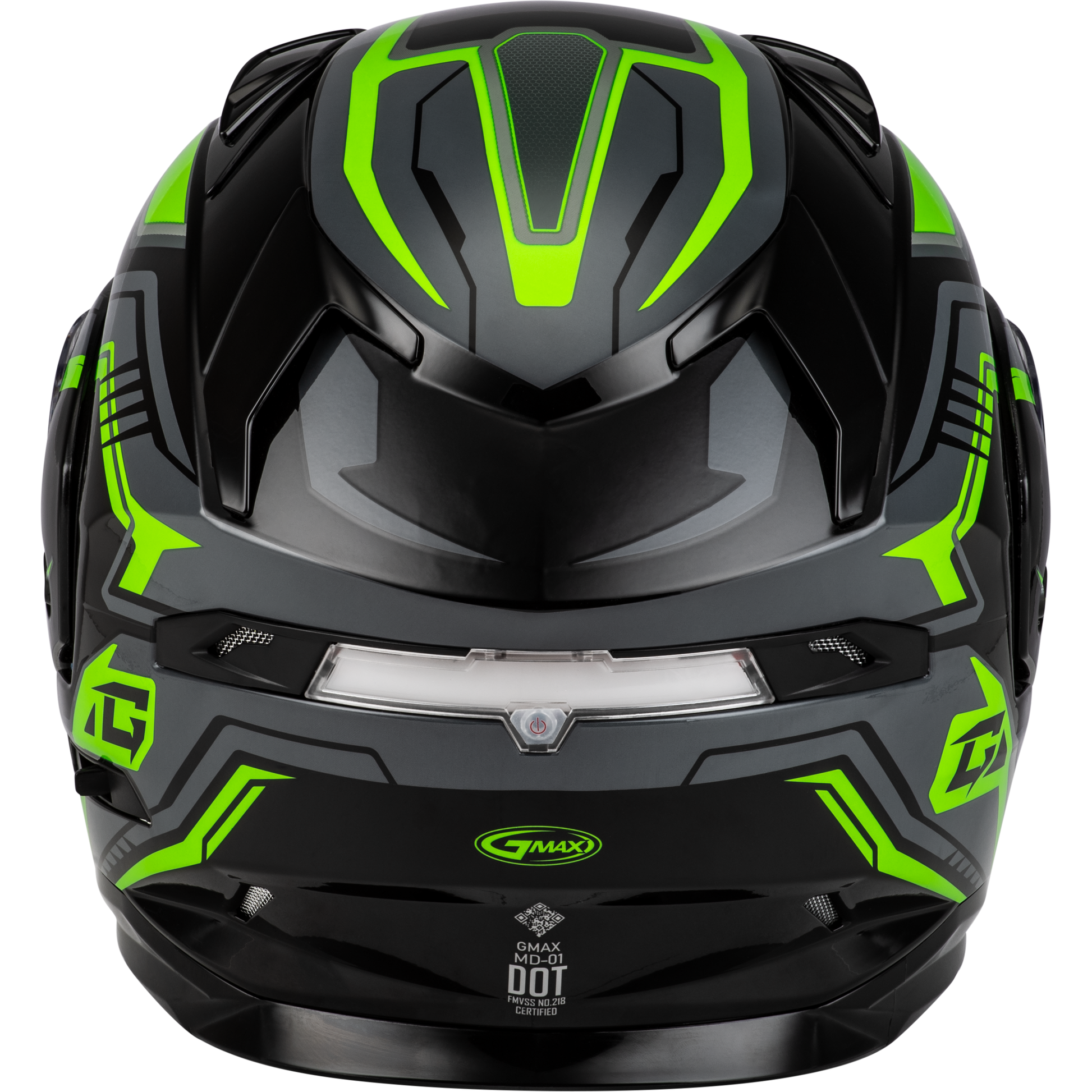 Md 01s Transistor Snow Helmet Black/Grey/Green Xs
