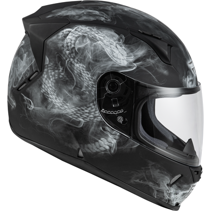 Revolt Coil Helmet Matte Black/White Lg