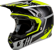 Youth Formula Cc Strike Helmet Grey/Black/Hi Vis Yl