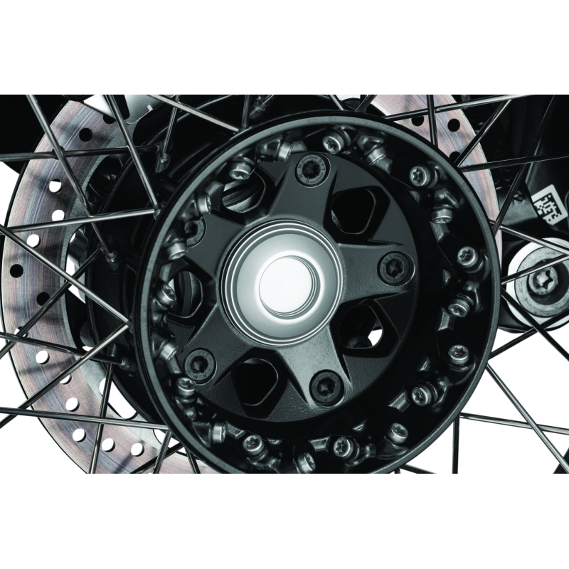 Kuryakyn Lodestar Rear Axle Sliders-BMW-Silver