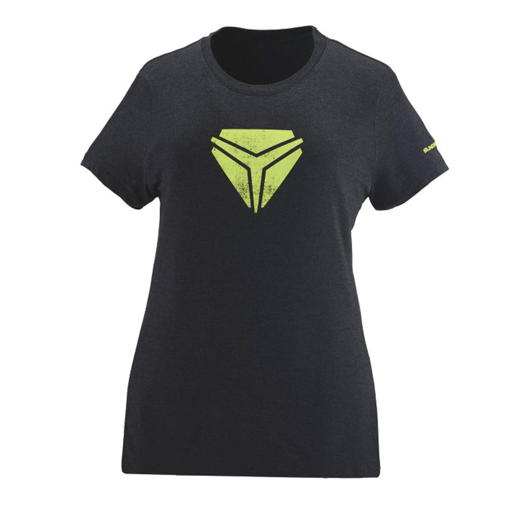 Polaris Slingshot Women�s Vintage Graphic T-Shirt with Slingshot Shield - M Black Frost