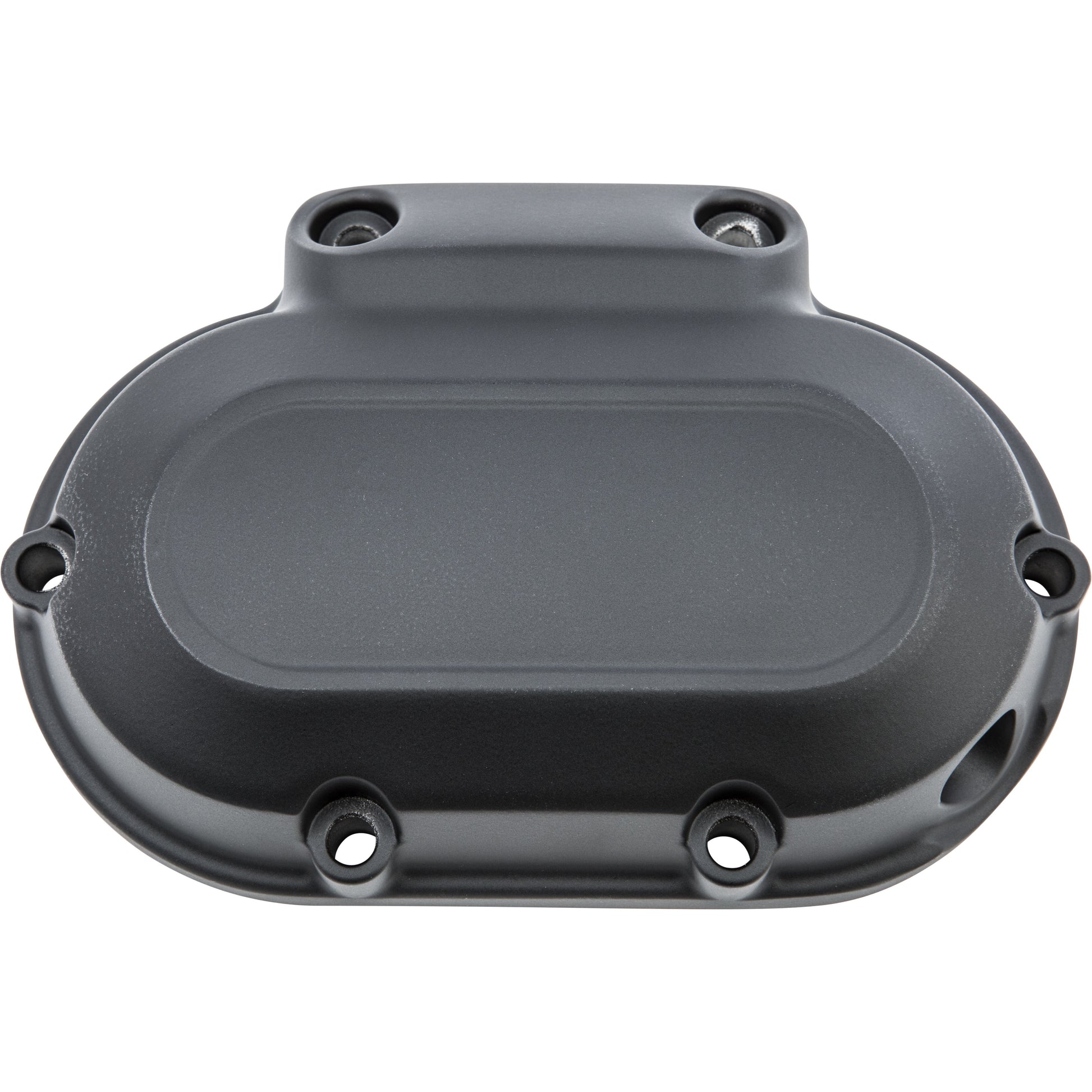 Trans Side Cover Flat Black 6 Twin Cam 07 17 & Dyna 06