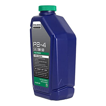 Polaris PS4 All-Season 4 Cycle 5W50 Full Synthetic Motor Oil, 1 Quart - 2876244