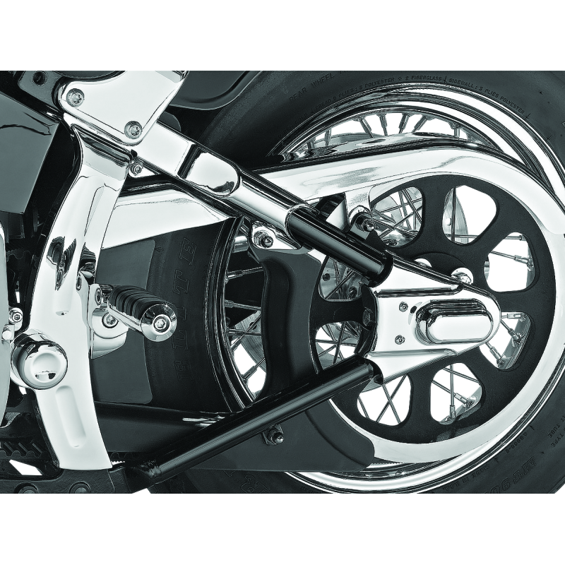 Kuryakyn Boomerang Frame Covers For 00-07 Softail Chrome