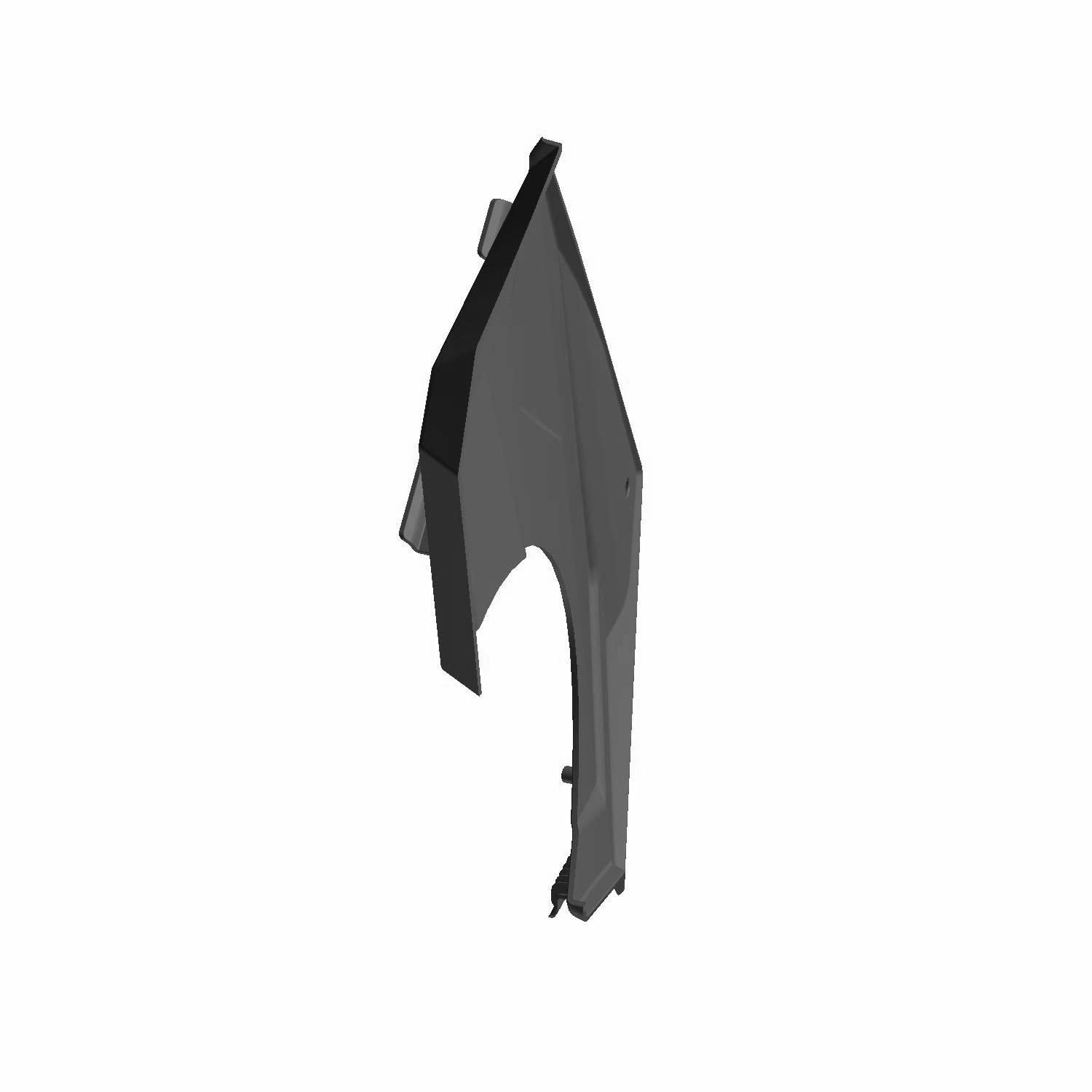 Polaris ATV Close Off Panel, Left, Black, Genuine OEM Part 5454680-070, Qty 1