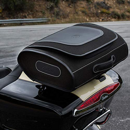 Genuine Indian Motorcycle Trunk Rack Bag Black - 2881757-01