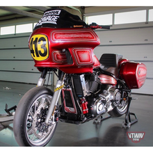 Side Mount Oil Cooler M8 Softail `17 23  Gloss Blk