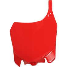 Front Number Plate Red