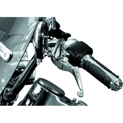 Kuryakyn Boss Blades With Adjustable Clutch 96-Up Cable Chrome