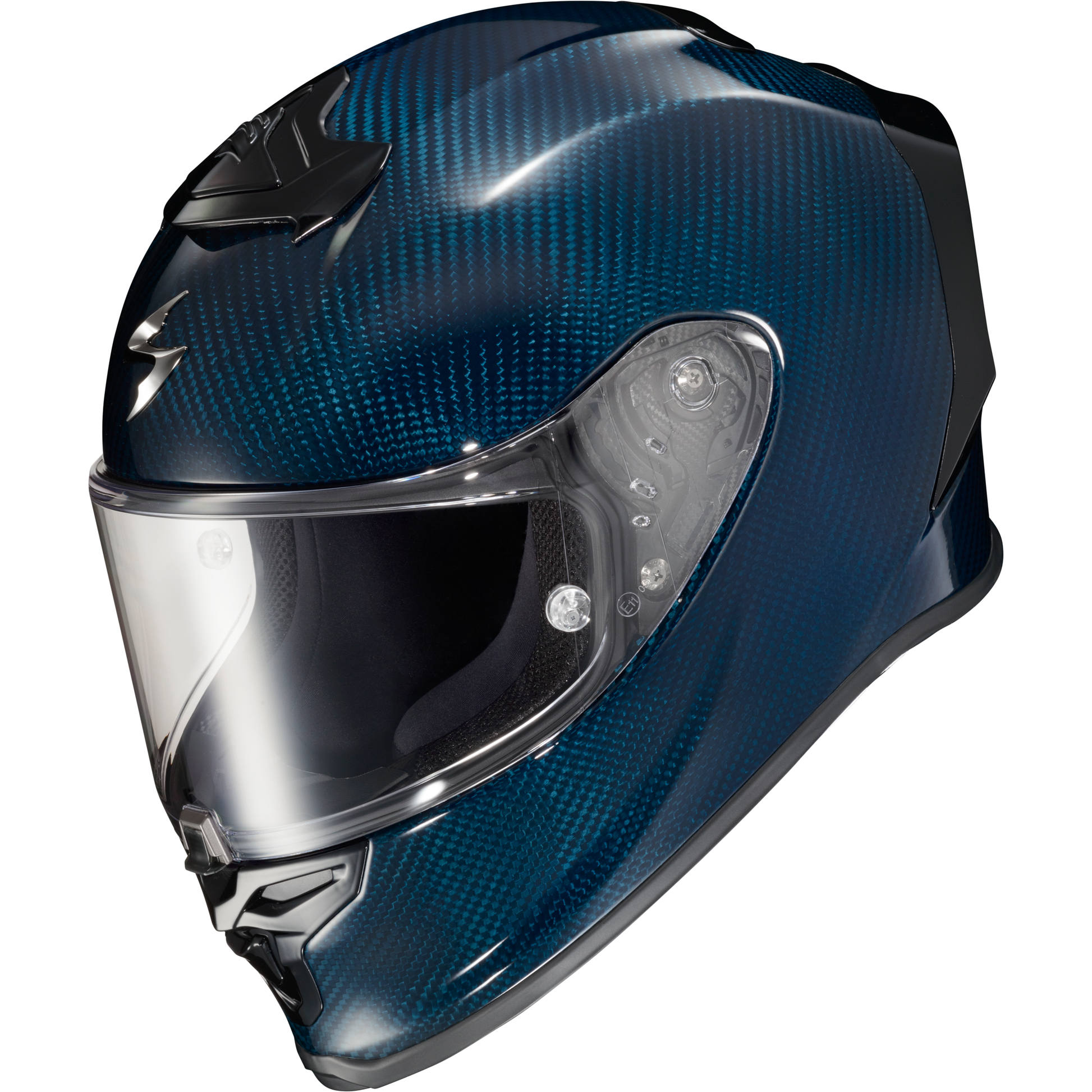 Exo R1 Air Full Face Helmet Carbon Blue Sm
