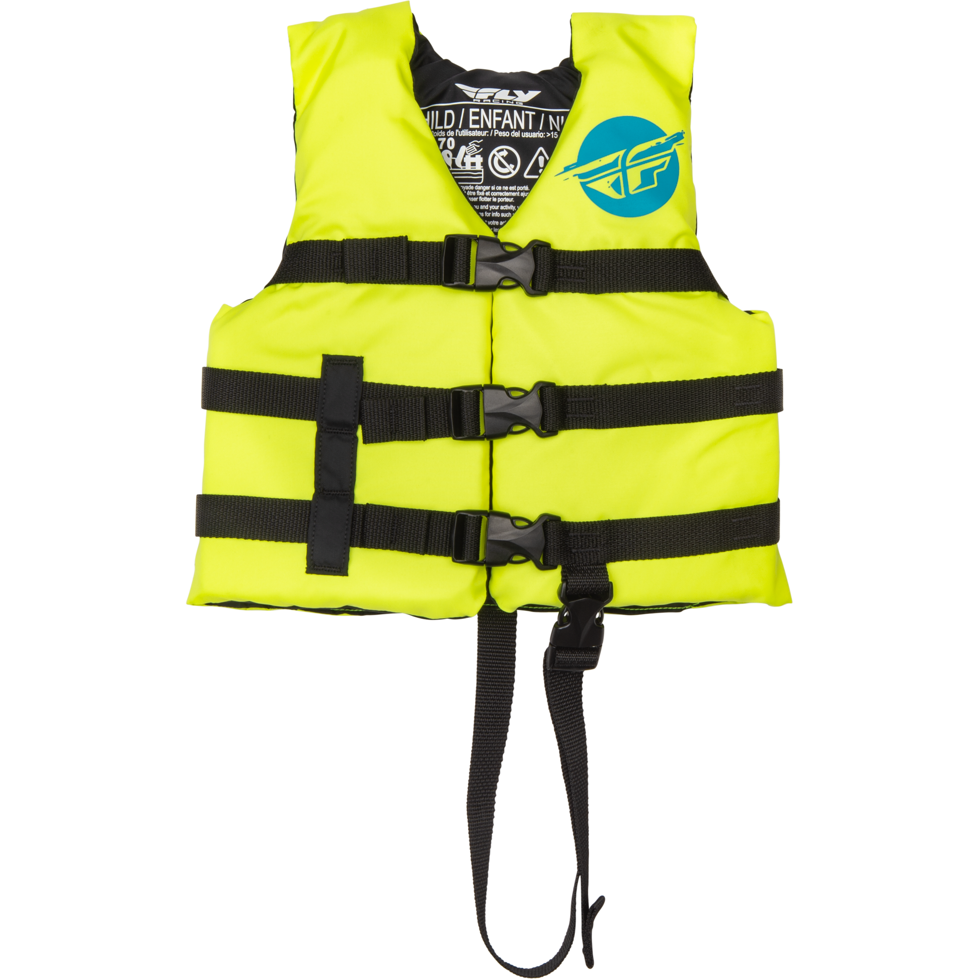 Child Flotation Vest Hi Vis/Blue