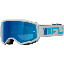 Youth Zone Goggle Silver/Blue W/ Dark Blue Mirror/Smoke Lens