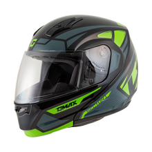 Md 04 Sector Helmet Black/Grn/Wht Md