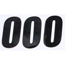 Number 0 Black 6" 3/Pk