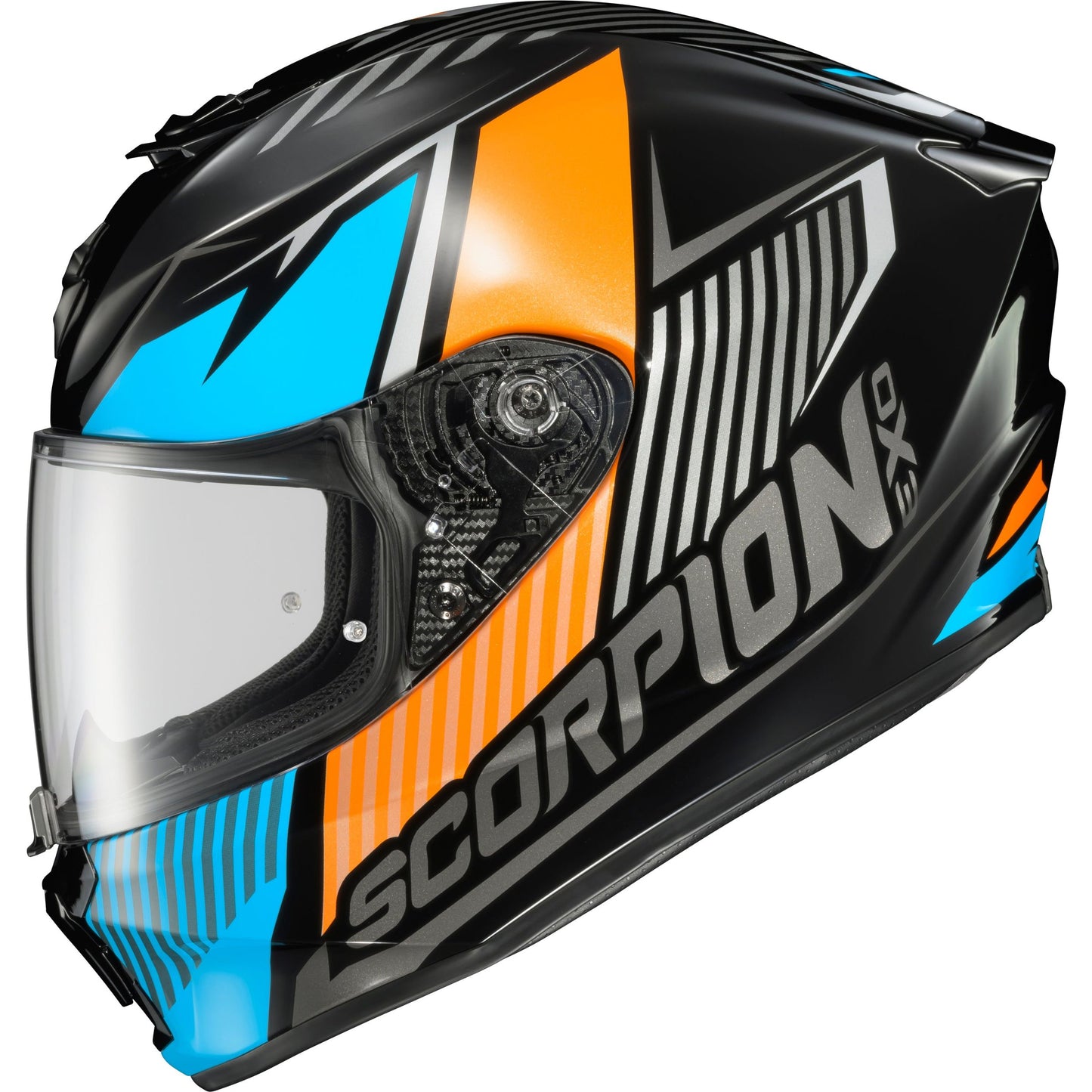 Exo R330 Full Face Helmet Hawker Light Blue Sm