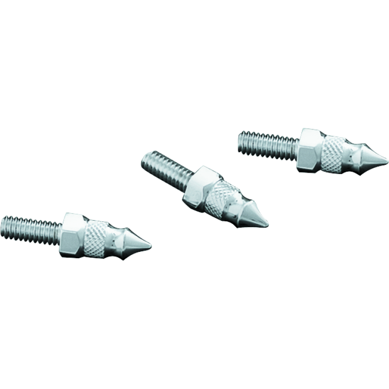 Kuryakyn Windshield Mount Spikes 1/4-20X5/8in 96-13 Touring Chrome