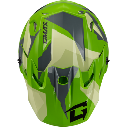 Mx 96s Splinter Helmet Green/Grey/Black Xl