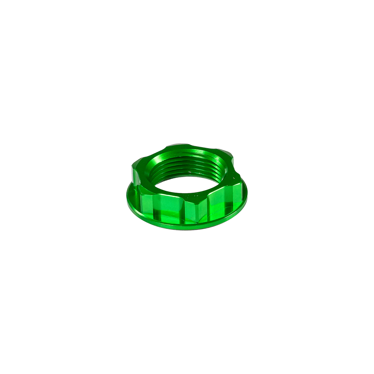 Steering Stem Nut Green Kaw/Suz
