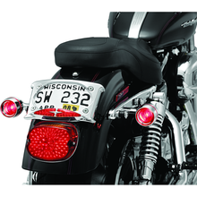 Kuryakyn Deep Dish Bezel With Red Lens Chrome