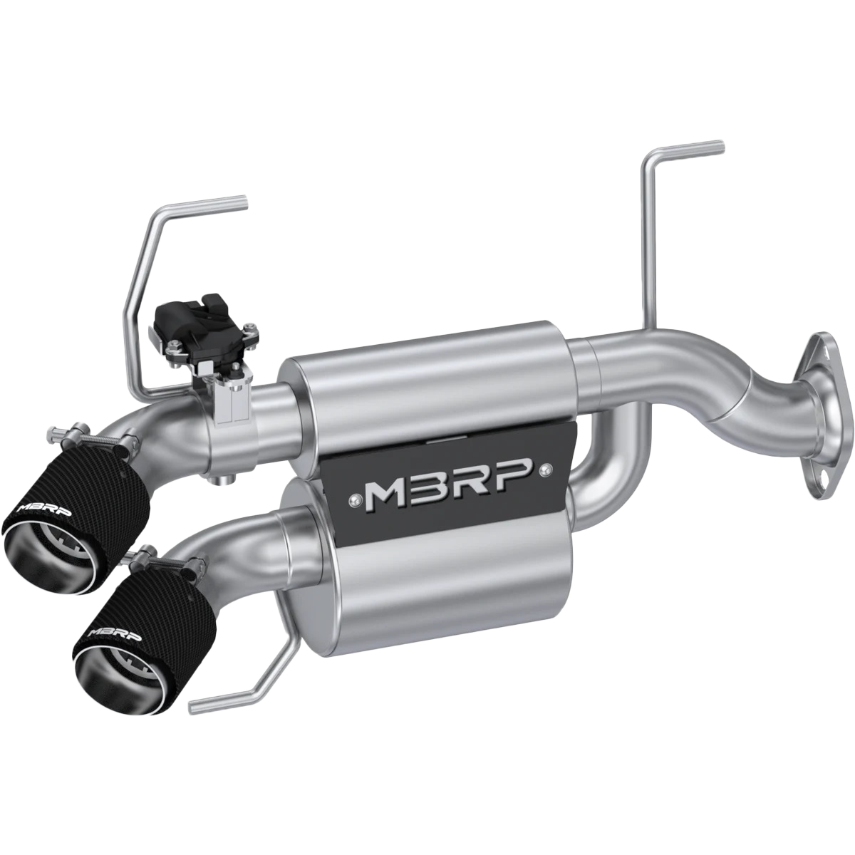 Slip On Stacked  Dual Out Active Exhaust