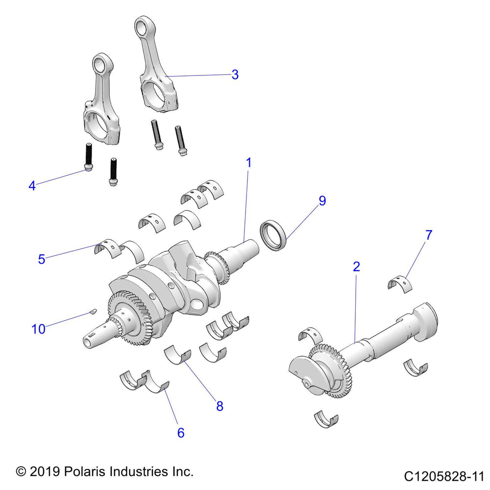 
                      
                        Polaris 3023056 ASM-CRANKSHAFT V270 RZR XP Turbo 1205046
                      
                    