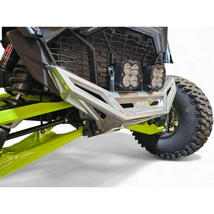 Elektric Offroad 2022-2025 Polaris Rzr Pro R/ Pro S/Turbo R Billet Front Winch Bumper Anodized Clear
