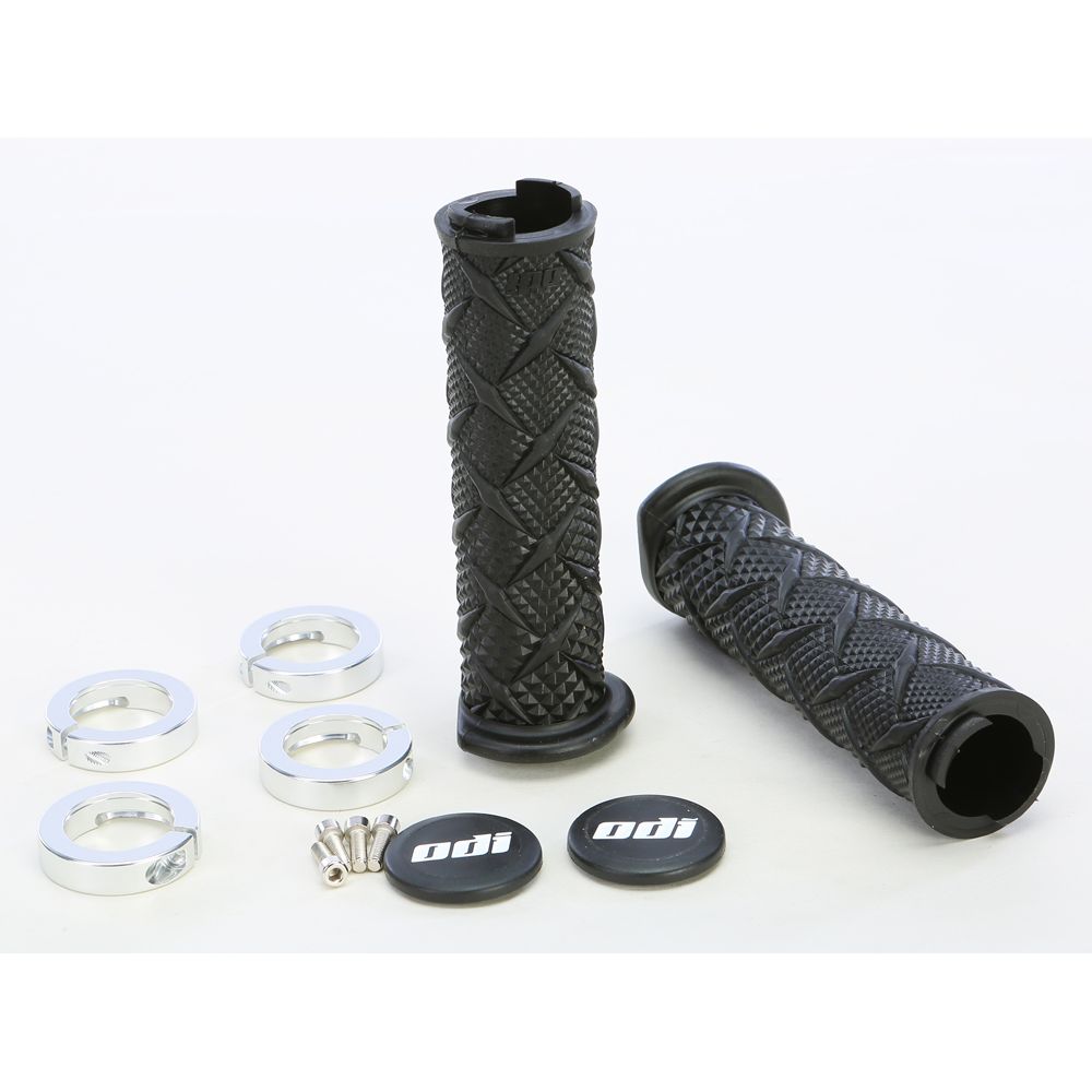 Atv X Treme Lockon Grip Black/Silver
