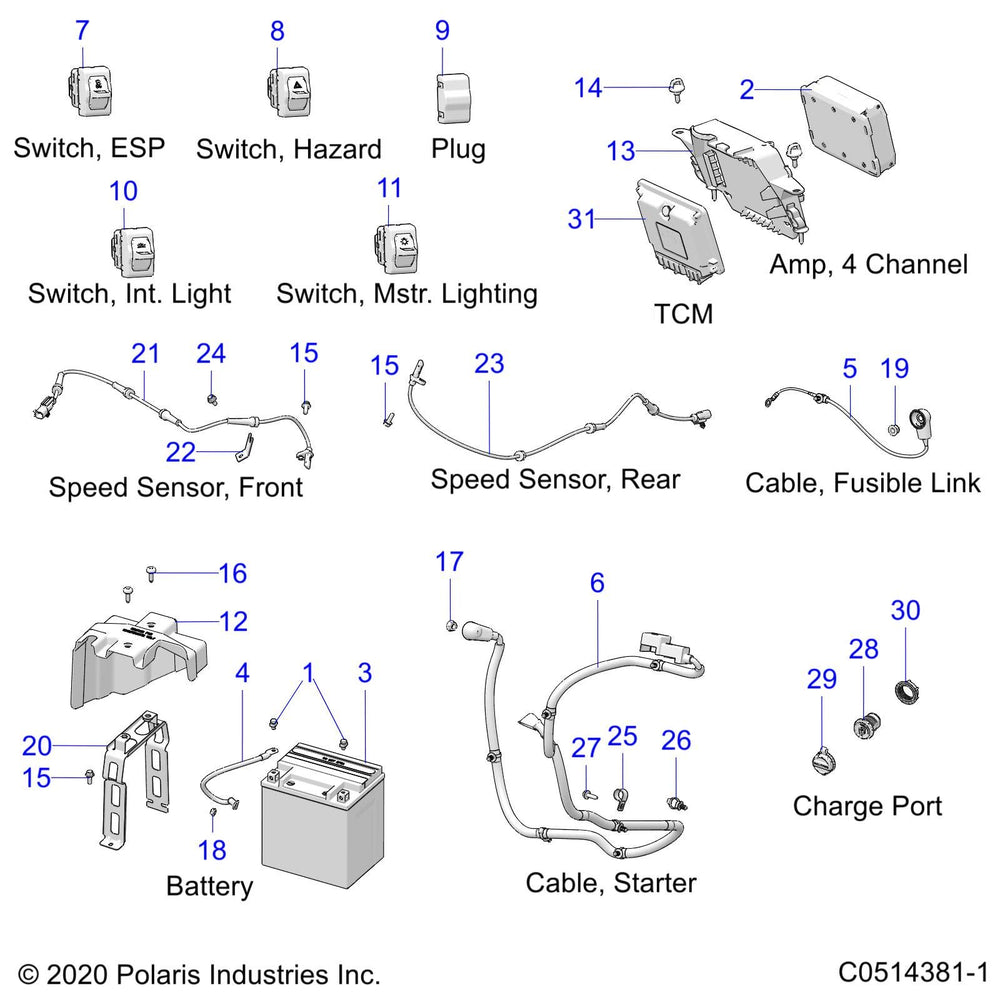 
                      
                        Slingshot Interior Light Switch - 4018413
                      
                    