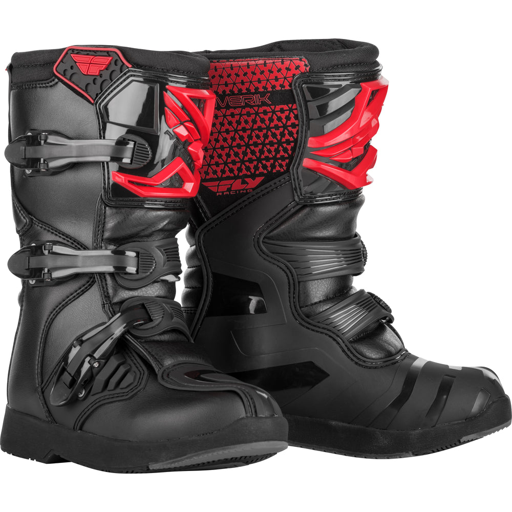 Youth Maverik Boots Red/Black Sz 01