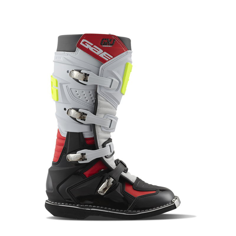 Gaerne GXJ Boot Black/White/Red Size Youth - 5.5
