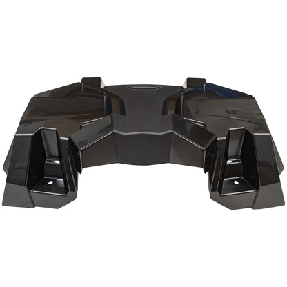 Polaris ATV Center Radiator Shroud, Gloss Black, Genuine OEM Part 5454714-070, Qty 1