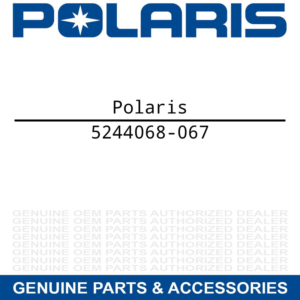 Polaris ATV Tailgate Cover, Black, Genuine OEM Part 5244068-067, Qty 1